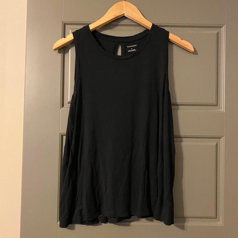 Black Halogen Tank Top